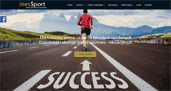 Desktop Screenshot of inessport.pl